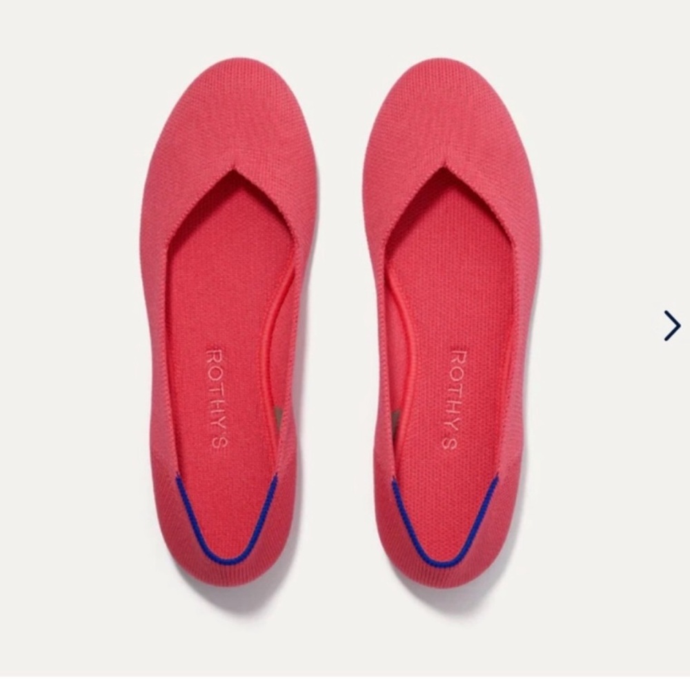 Brand New Rothy’s Ballet Flats in Grapefruit Pink